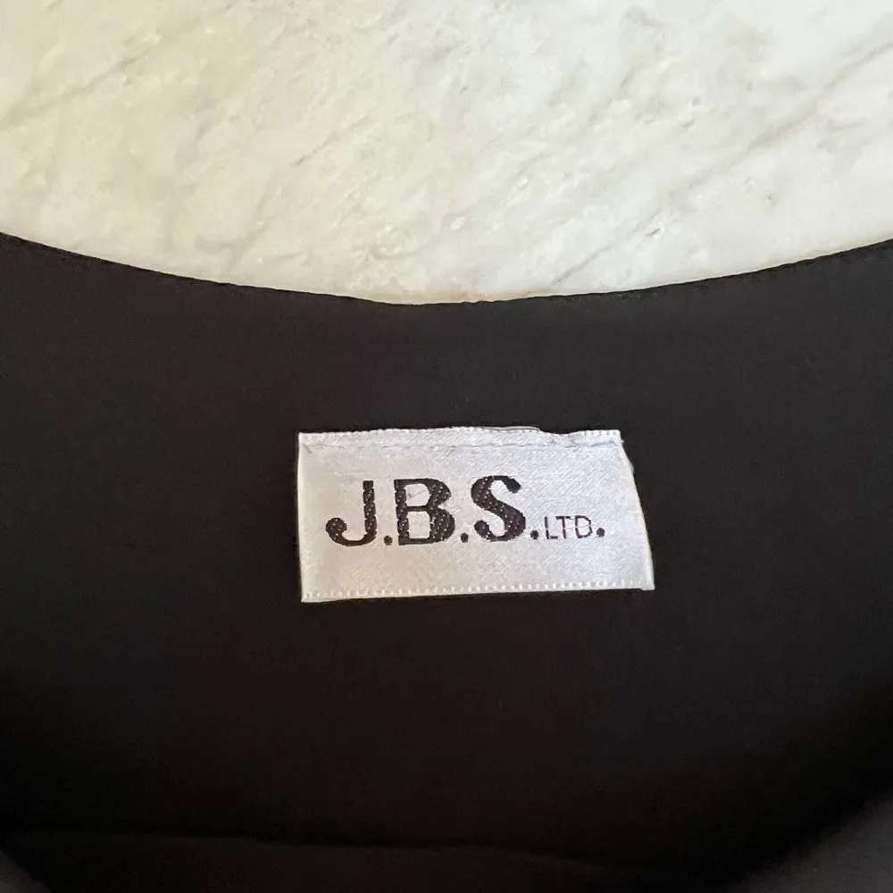 J.B.S. Ltd. Black stretchy dress size 8